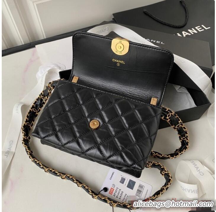 Promotional Chanel SMALL FLAP BAG AS3572 Black