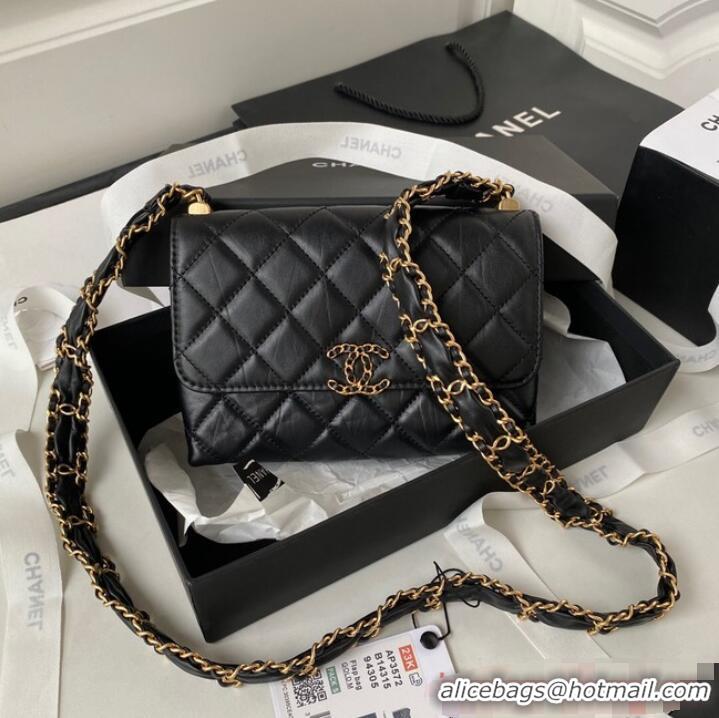 Promotional Chanel SMALL FLAP BAG AS3572 Black