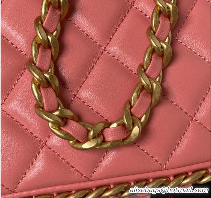 Buy Cheapest Chanel LARGE HOBO BAG AS4287 Pink