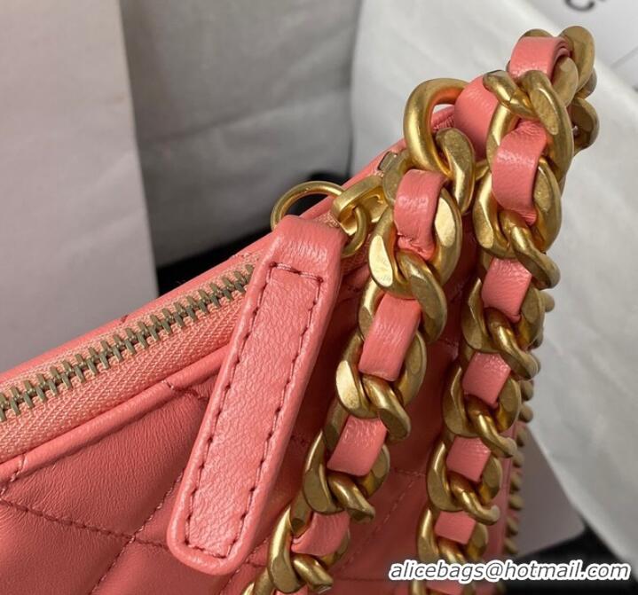 Buy Cheapest Chanel LARGE HOBO BAG AS4287 Pink