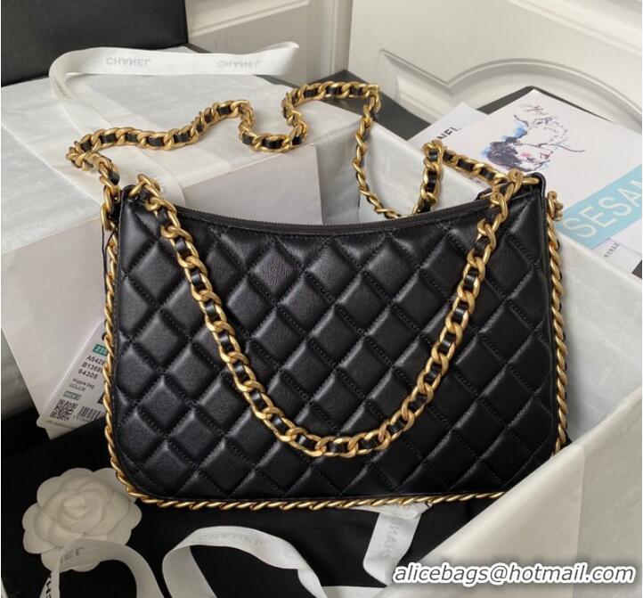 Good Product Chanel LARGE HOBO BAG AS4287 Black