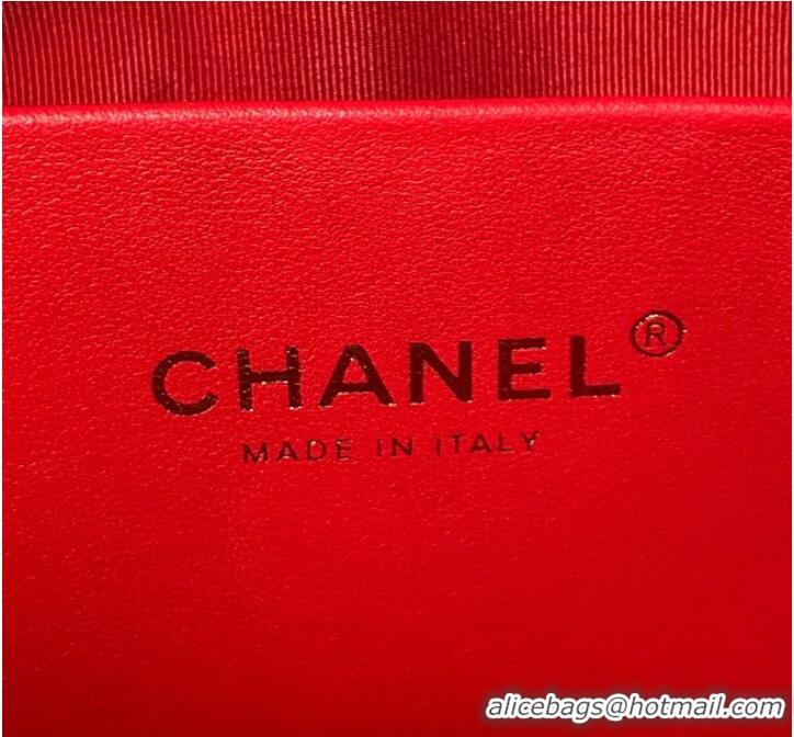 Reasonable Price  Chanel LARGE HOBO BAG AS4287 Red