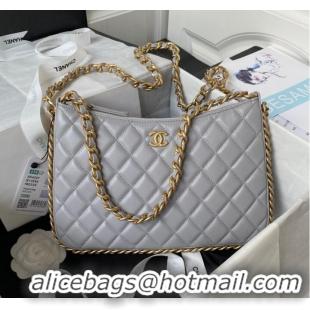 Top Quality Chanel LARGE HOBO BAG AS4287 Gray