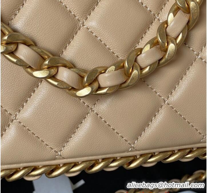 Reasonable Price Chanel LARGE HOBO BAG AS4287 Apricot