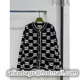 ​Buy Cheap Gucci Wool GG Cardigan G102336 Black 2023