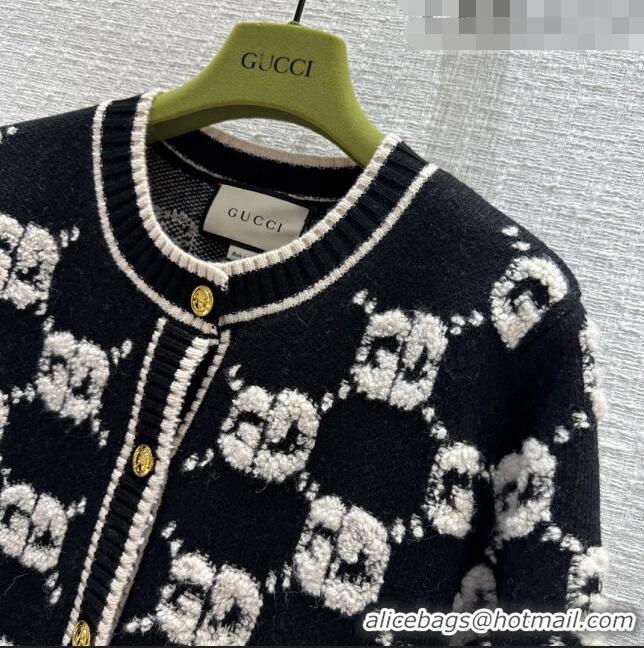 ​Buy Cheap Gucci Wool GG Cardigan G102336 Black 2023