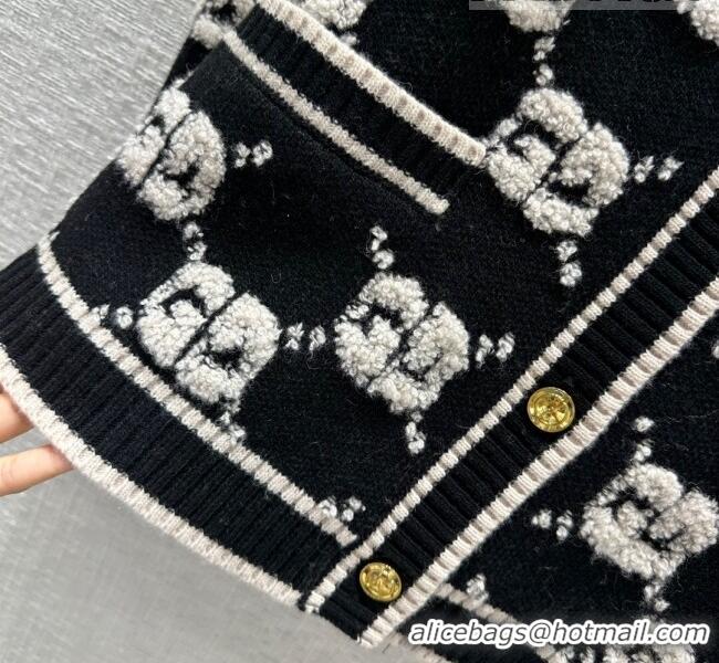 ​Buy Cheap Gucci Wool GG Cardigan G102336 Black 2023