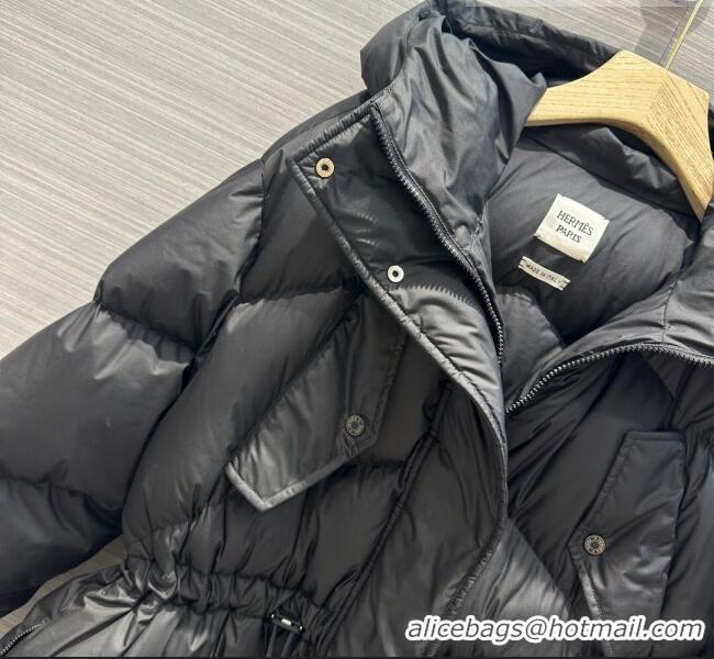 Unique Discount Hermes Down Jacket H102414 Black 2023