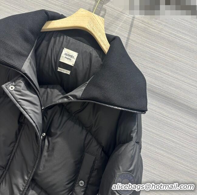 Low Cost Hermes Down Jacket H102415 Black 2023