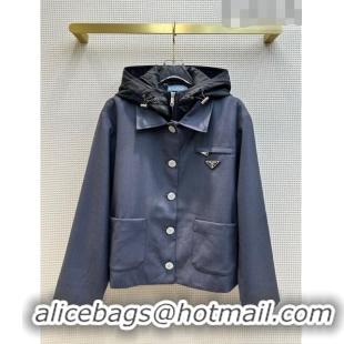 ​Famous Brand Prada Jacket P102416 Grey 2023