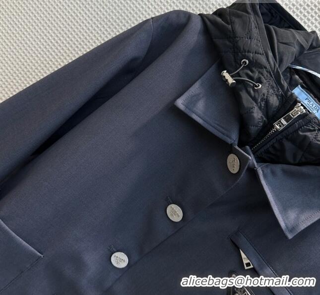 ​Famous Brand Prada Jacket P102416 Grey 2023