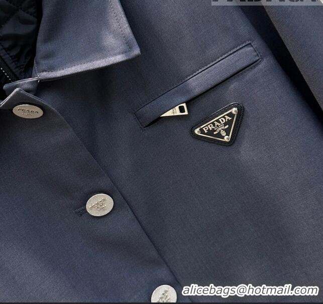 ​Famous Brand Prada Jacket P102416 Grey 2023