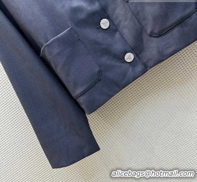 ​Famous Brand Prada Jacket P102416 Grey 2023