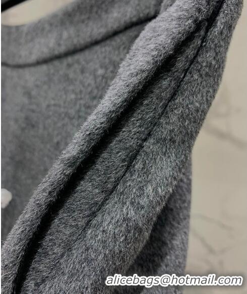 ​Good Quality Prada Wool Skirt P102417 Grey 2023