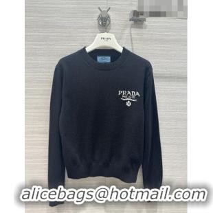 Luxury Discount Prada Wool Sweater P102426 Black 2023