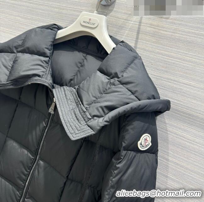 Top Grade Moncler Long Down Jacket P102624 Black 2023