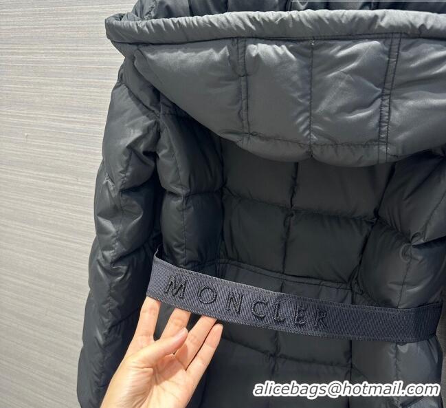 Top Grade Moncler Long Down Jacket P102624 Black 2023