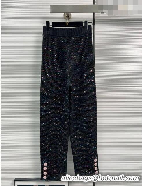 ​Well Crafted Chanel Wool Cardigan and Pants CH102601 Black 2023