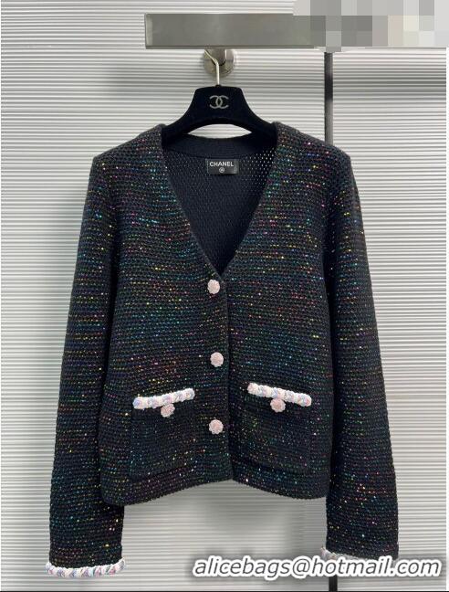 ​Well Crafted Chanel Wool Cardigan and Pants CH102601 Black 2023