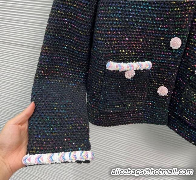 ​Well Crafted Chanel Wool Cardigan and Pants CH102601 Black 2023