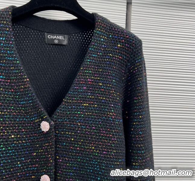 ​Well Crafted Chanel Wool Cardigan and Pants CH102601 Black 2023