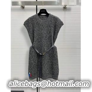 Good Product Louis Vuitton Cashmere Dress LV102617 Grey 2023