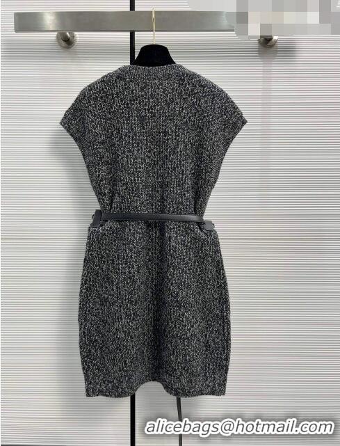 Good Product Louis Vuitton Cashmere Dress LV102617 Grey 2023