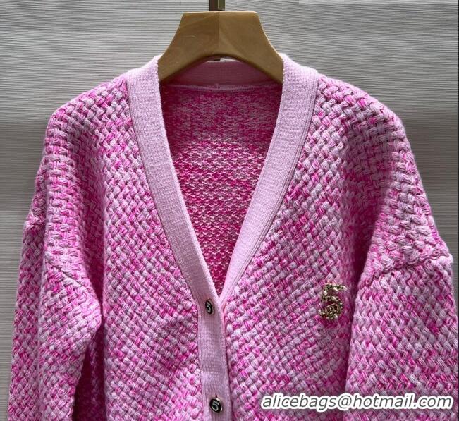 ​Promotional Discount Chanel Wool Cardigan CH102627 Pink 2023