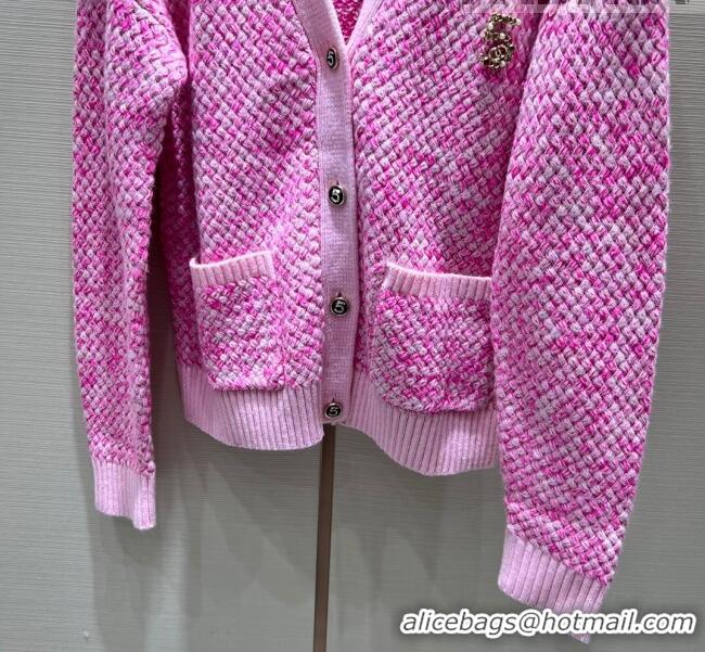 ​Promotional Discount Chanel Wool Cardigan CH102627 Pink 2023