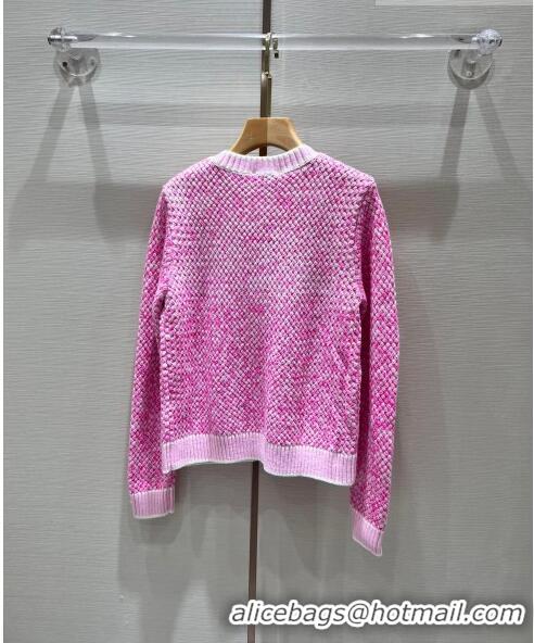 Classic Inexpensive Chanel Wool Cardigan CH102628 Pink 2023