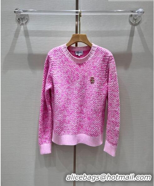 ​Luxury Cheap Chanel Wool Sweater CH102629 Pink 2023