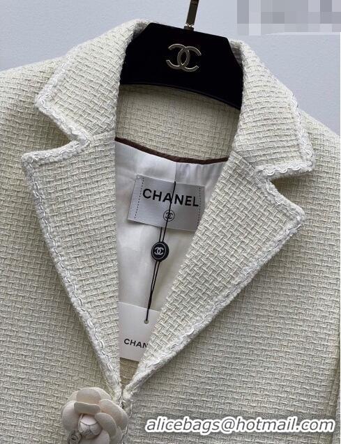 Pretty Style Chanel Tweed Jacket CH102636 Beige 2023