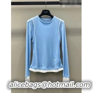 Buy Cheapest Celine Top C102643 Blue 2023