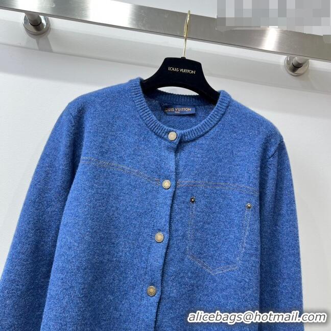 ​Good Looking Louis Vuitton Alpaca Cardigan and Pants P102644 Blue 2023