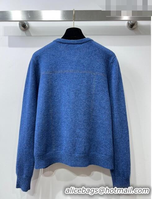 ​Good Looking Louis Vuitton Alpaca Cardigan and Pants P102644 Blue 2023