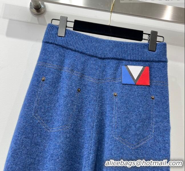 ​Good Looking Louis Vuitton Alpaca Cardigan and Pants P102644 Blue 2023