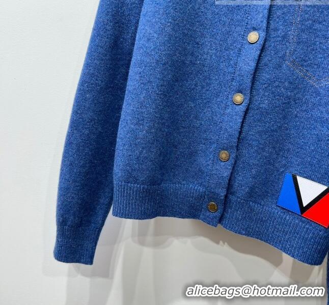 ​Good Looking Louis Vuitton Alpaca Cardigan and Pants P102644 Blue 2023