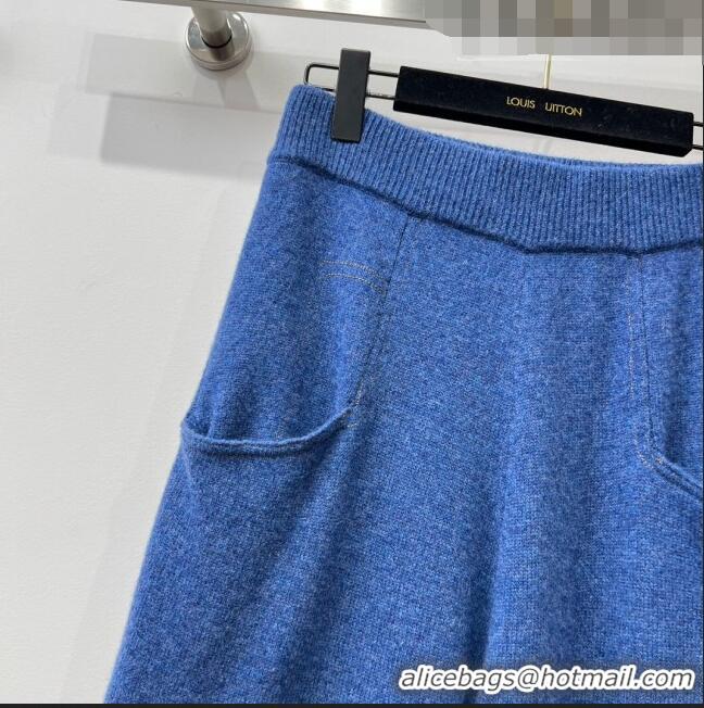 ​Good Looking Louis Vuitton Alpaca Cardigan and Pants P102644 Blue 2023