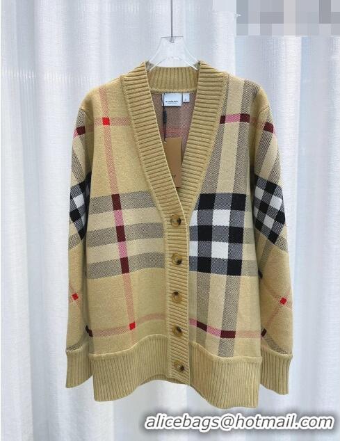 Trendy Design Burberry Wool Cardigan B102650 Brown 2023