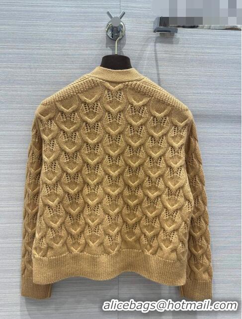 New Design Promotional LP Cashmere Cardigan LP102653 Brown 2023