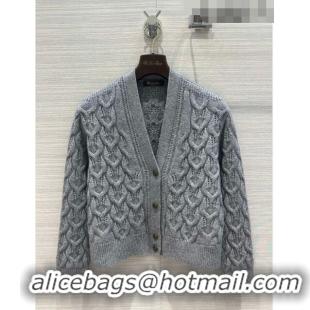 ​Super Quality LP Cashmere Cardigan LP102654 Grey 2023