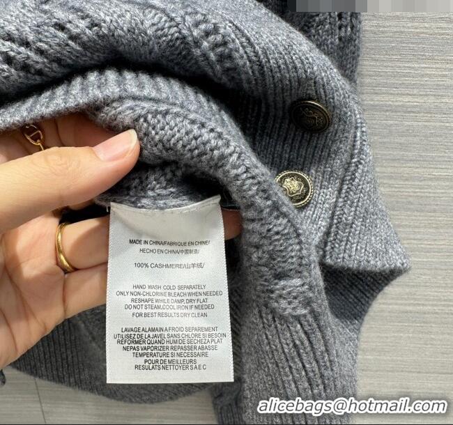 ​Super Quality LP Cashmere Cardigan LP102654 Grey 2023