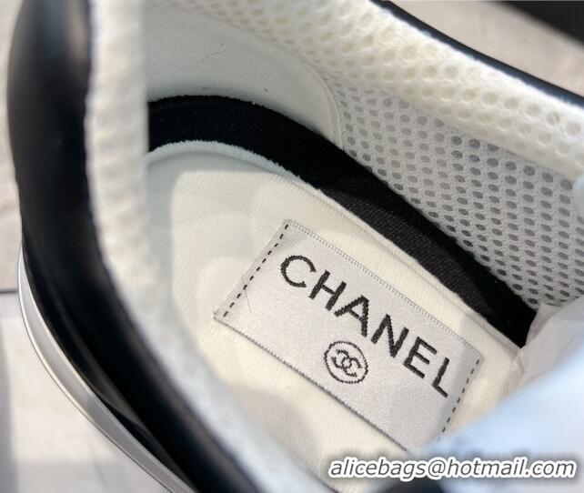 Buy Discount Chanel Calfskin CC Sneakers Black 011057