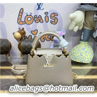 Famous Brand Louis Vuitton Capucines Mini M22436 Gray