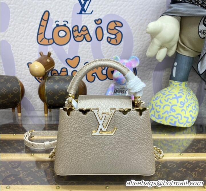 Famous Brand Louis Vuitton Capucines Mini M22436 Gray