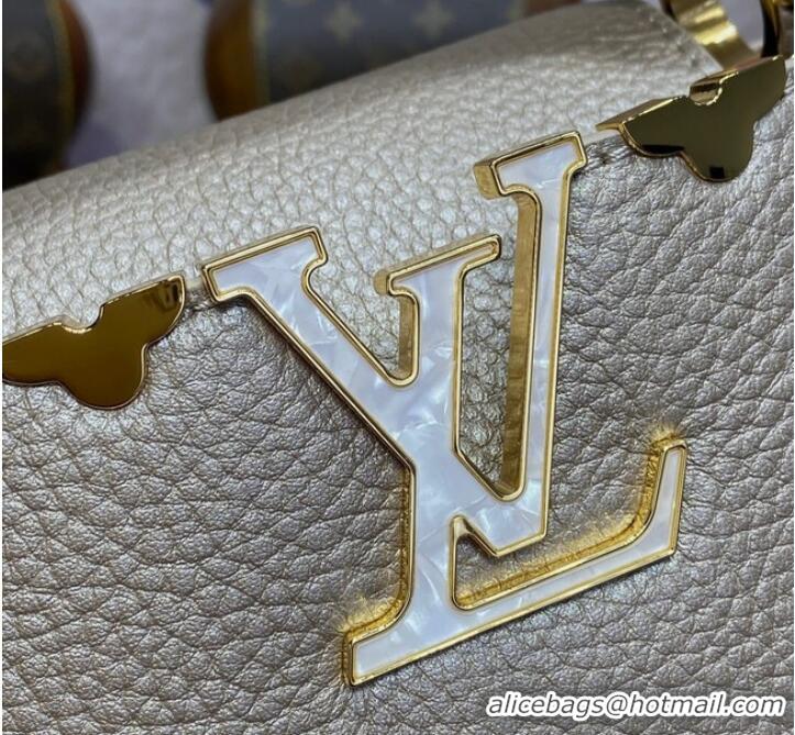 Famous Brand Louis Vuitton Capucines Mini M22436 Gray