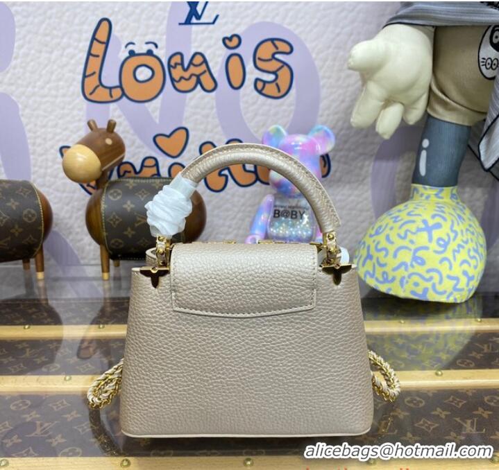 Famous Brand Louis Vuitton Capucines Mini M22436 Gray