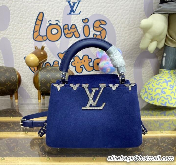 Good Taste Louis Vuitton Capucines Mini M23246 Blue