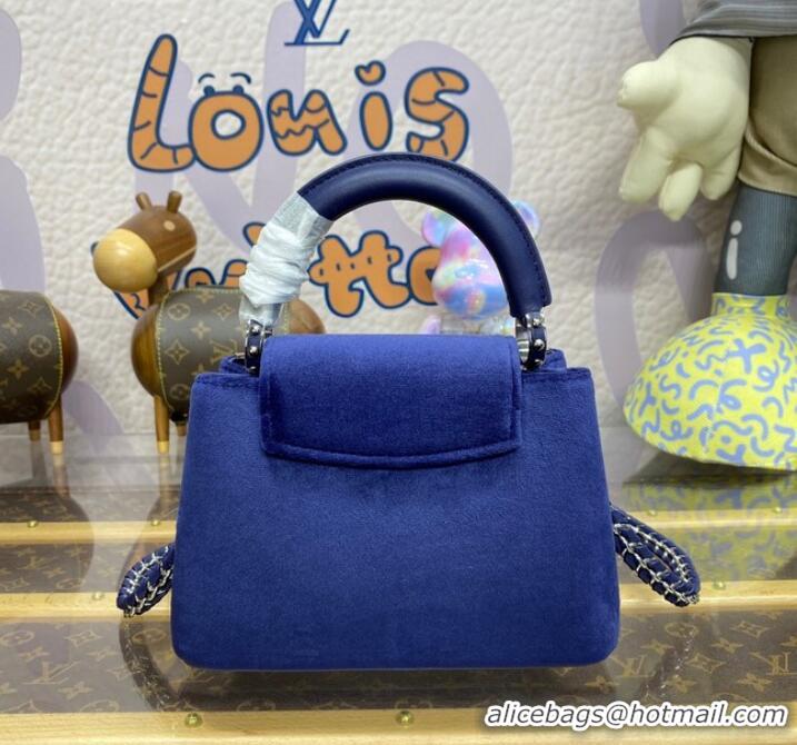 Good Taste Louis Vuitton Capucines Mini M23246 Blue