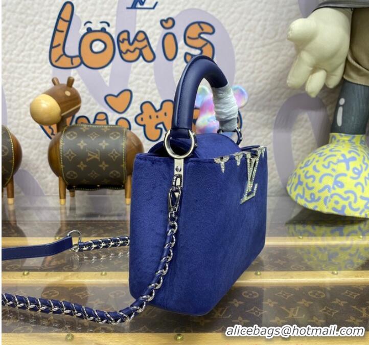 Good Taste Louis Vuitton Capucines Mini M23246 Blue